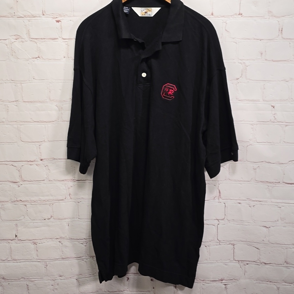 Cutter & Buck University South Carolina Gamecocks Cotton Polo Mens Size XL